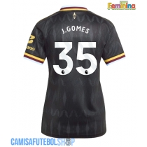 Camisa de time de futebol Aston Villa Joao Gomes #35 Replicas 2º Equipamento Feminina 2026-27 Manga Curta
